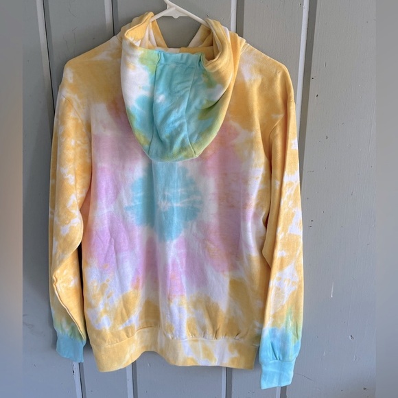 NWT SpongeBob Tie Dye Hoodie Sweatshirt - Picture 2 of 5